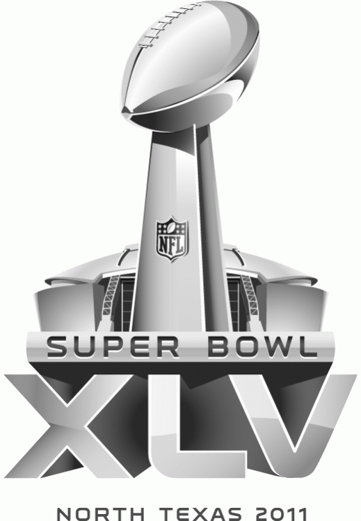 Super Bowl XLV Alternate Logo t shirt iron on transfers
